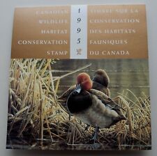  1995  "redhead "   Canada Wildlife Conservation Stamp, Canada 