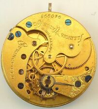 Vintage Illinois 141 Mechanical Pocket Watch Movement -  Parts / Repair
