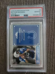 2004 FLEER SHOWCASE GRACE PEYTON MANNING #8/20 PSA 10 GEM MT INDIANAPOLIS COLTS - Picture 1 of 2