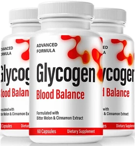 (3 Pack) Glycogen Blood Balance Pill, All-Natural Formula to Support Circulation - Picture 1 of 8