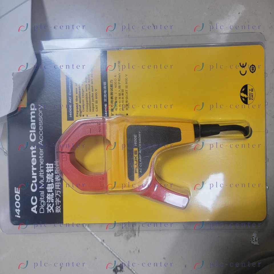 1 PIEZA FLUKE I400E 400A CORRIENTE AC 4mm Banana Plug PROBA DE ABRAZADERA Fluke Stock Foto 1 de 1