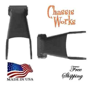 1999-2007 Ford F250 F350 SuperDuty 2" Drop Lowering Shackles Leveling Kit - Picture 1 of 1