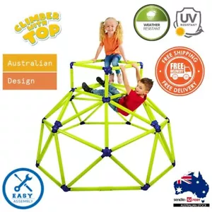 HOME GYM KIDS CLIMBING FRAME DOME ACTIVE BACKYARD JUNGLE FUN SLIDE SWING SET NEW - Picture 1 of 8