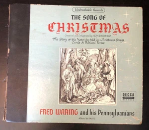 The Song of Christmas : Fred Waring & his Pennsylvanians 1948 2-Disc Vinyl VTG - Bild 1 von 8