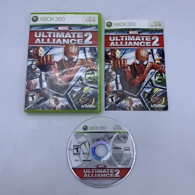 Marvel Ultimate Alliance 2 (Microsoft Xbox 360, 2009) Complete W/ Manual - Image 1 of 4