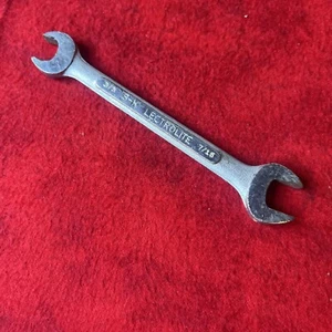 S-K TOOLS LECTROLITE O-1214 DOUBLE OPEN-END WRENCH 3/8" x 7/16" - USA (k40) - Picture 1 of 8