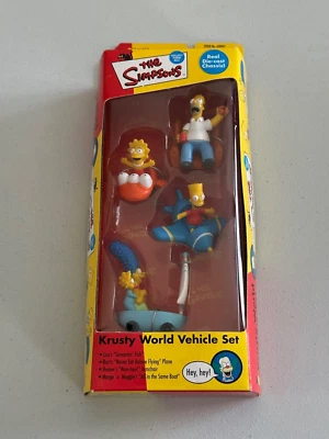 The Simpsons Krusty World Vehicle Set Die-Cast Chassis! Homer Re:PLAY! 2000 New - Image 1 of 4