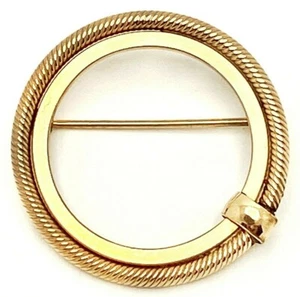 Spilla vintage Winard 120 12K GF spilla cerchio infinito - Foto 1 di 5