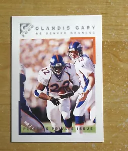OLANDIS GARY 2000 Topps Gallery EDIZIONE PRIVATA DEL GIOCATORE #/250 Card #51 Broncos - Foto 1 di 2
