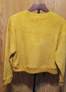 Band of the Free Russel Gold gerippter Pullover Größe Small Neu mit Etikett - Bild 1 von 8