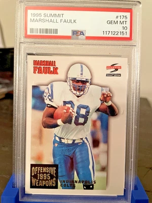 1995 SUMMIT MARSHALL FAULK #175 - PSA 10 - Image 1 of 2