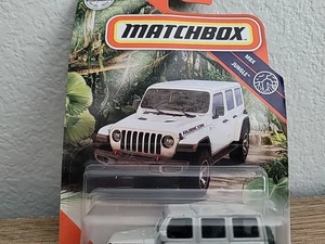 Matchbox 2018 Jeep Wrangler JL Rubicon MBX Jungle White #64/100 - Picture 1 of 9