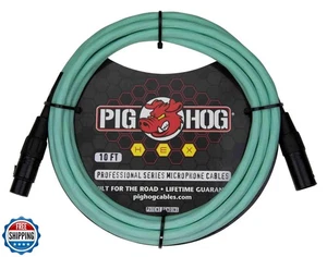 Pig Hog PHMH10SG Hex Serie Mikrofonkabel, meerschaumgrün 10 Fuß - Bild 1 von 3