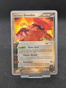 Pokemon Karte Team Magma's Groudon 9/95 World Championships 2004 LP-NM - Bild 1 von 2