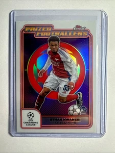 2024-25 Topps Finest Ethan Nwaneri RC Prized Footballer Arsenal - Bild 1 von 2