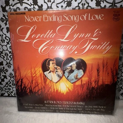 Loretta Lynn Conway Twitty Never Ending Song Of Love 81’ LPVinyl Record MFP MCA - Image 1 of 3