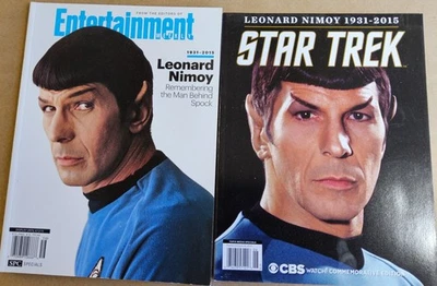 2 mags remembering Leonard Nimoy 1931-2015   June 2015 - Image 1 of 4