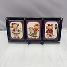 Campbell’s Soup Campbell Kids The Optimist 3 Card Display With Stand Cute Girls