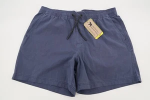 Bearbottom Volley 5.5" Shorts Mens Large Navy Unlined Hybrid Swim Trunks NEW - Picture 1 of 9