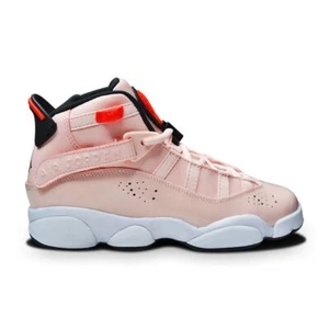Junior Nike Air Jordan 6 Anelli (GS) - 323419 602 - Atmosfera "Frared Rosa" - Foto 1 di 5