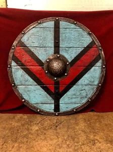 Lagertha Battleworn Viking Shield Viking Shield - Wall Decor Shield - Halloween - Picture 1 of 4