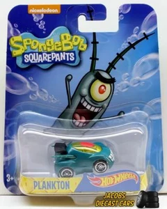 Hot Wheels SpongeBob Squarepants Plankton Character Car 2015 1:64 DMH73-DRB41 - Picture 1 of 1