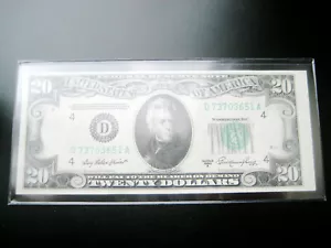 $20 1950 ((A CLEVELAND))FEDERAL RESERVE NOTE CHOICE UNC BU NOTE - Picture 1 of 2