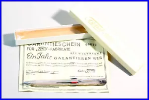 4 Farb 1,18 mm Minen Bleistift FEND SUPER NORMA METALL VERSILBERT um 1950 - Bild 1 von 7