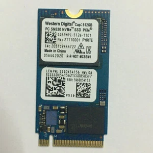 Western Digital SN530 512GB SDBPMPZ-512G-1101 PCIe 2242 For Lenovo 5SS0X54153 - Afbeelding 1 van 5
