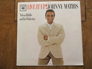 Johnny Mathis – Live It Up! - 1962 - Columbia CL 1711 Vinyl LP G+/G+!!! - Picture 1 of 5