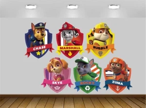 PAW PATROL STICKER 3D Wandaufkleber Wandtattoo NEU - Bild 1 von 9