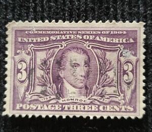 1904 US 3 Cent Louisiana Exposition Stamp Used F, SC#325 (CV $27.50)