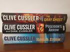 Clive Cussler Hardcover Lot of 3 The Gray Ghost, Havana Storm, Poseidon's Arrow