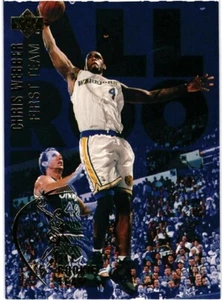 1994-1995 cubierta superior #1 - Chris Webber - Golden State Warriors - Imagen 1 de 2