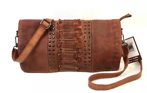 NEU MIT ETIKETT $ 179 CIVICO 9 COGNAC BRAUN ECHTLEDER X-BODY SCHULTERTASCHE HANDTASCHE HANDTASCHE - Bild 1 von 11