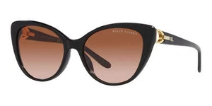 Ralph Lauren RL 8215BU 5001/13 Women's Sunglasses - Black Frame, Gradient Brown - Picture 1 of 5