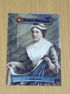 2021 Historic Autographs Famous Americans parallel foil Betsy Ross 10/25