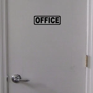 BÜRO Türschild Vinyl Aufkleber - Tür Fenster Wand - Geschäft Büro Restaurant - Bild 1 von 7