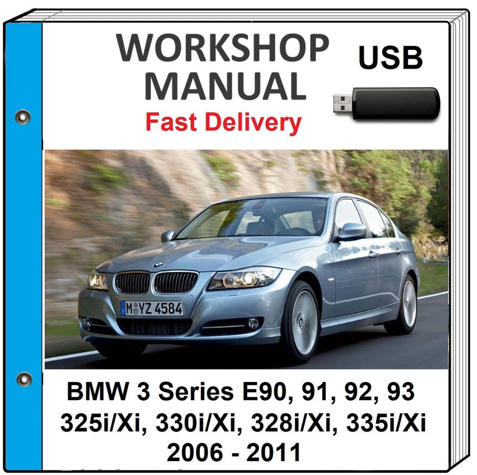 BMW 325i 330i 328i 335i 2006 - 2011 MANUAL DE TALLER DE REPARACIÓN DE SERVICIO EN USB Foto 1 de 1