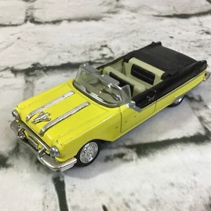 New Ray 1955 Pontiac Star Chief Diecast Convertible Car Yellow Black 1:43 2000 - Picture 1 of 8