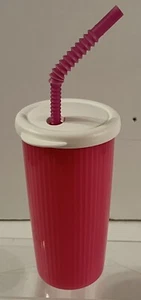 Tupperware Thermobecher Reisebecher tropffrei Deckel für unterwegs 24 Unzen 3329 rosa - Bild 1 von 5