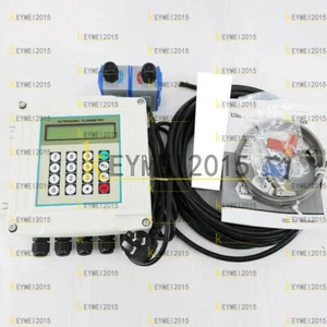 TUF-2000SW+TS-2 Fixed Ultrasonic Flow Meter DN15-100mm Liquid Flowmeter - Picture 1 of 1