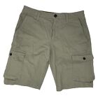 Timberland Size 32 Relaxed Fit Tan Men's Cargo Shorts