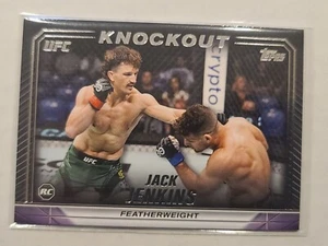 2024 Topps UFC Knockout Jack Jenkins RC #84 Featherweight - Bild 1 von 2