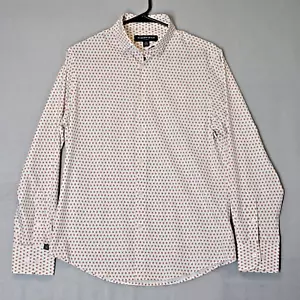 Mizzen + Main Leeward Mens Dress Dress Shirt - Small - Geometric Floral Print - Picture 1 of 11