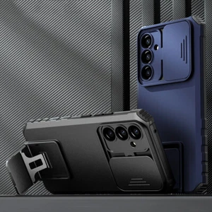 For Samsung S24 S23 Ultra S22 S21 FE A54 A05S Slide Camera ShockProof Case Cover - Picture 1 of 20