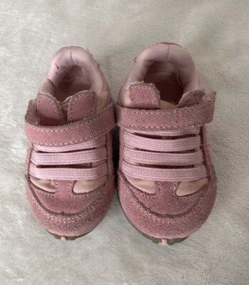 Zapatillas sin cordones Teeny Toes Infantil Niña Rosa Camufladas con Correa Adhesiva Talla 1 Foto 1 de 4