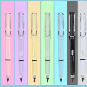 3X Unlimited Writing Inkless Pencil Everlasting Eternal Pen Student Reusable Au - Picture 1 of 20