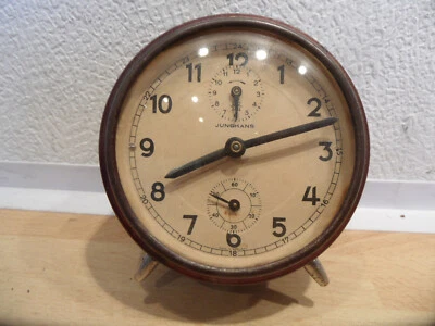Alter Junghans Wecker Reisewecker Tischuhr Made in Germany Deko Vintage - Bild 1 von 4