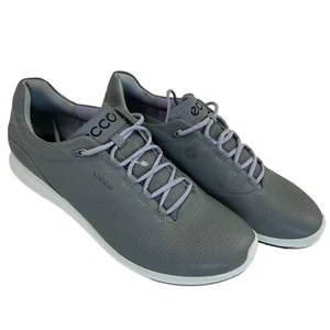 ECCO Damen Golfschuhe Hydro Max Natural Motion Leder grau Größe 10 Neu - Bild 1 von 5